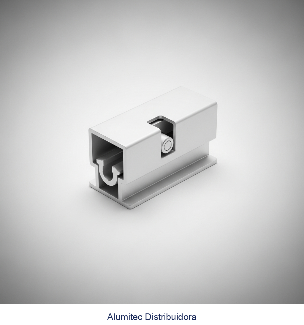 CON 250 BCO - CONTRAFECHO LATERAL ALUMINIO DO FEC 630 E PERFIL ALS 291 -BRANCO