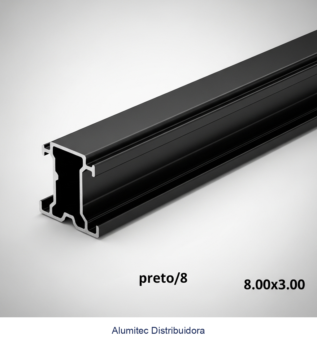 MS PORTA CORRER 6C 8,00X3,00 PRETO/8