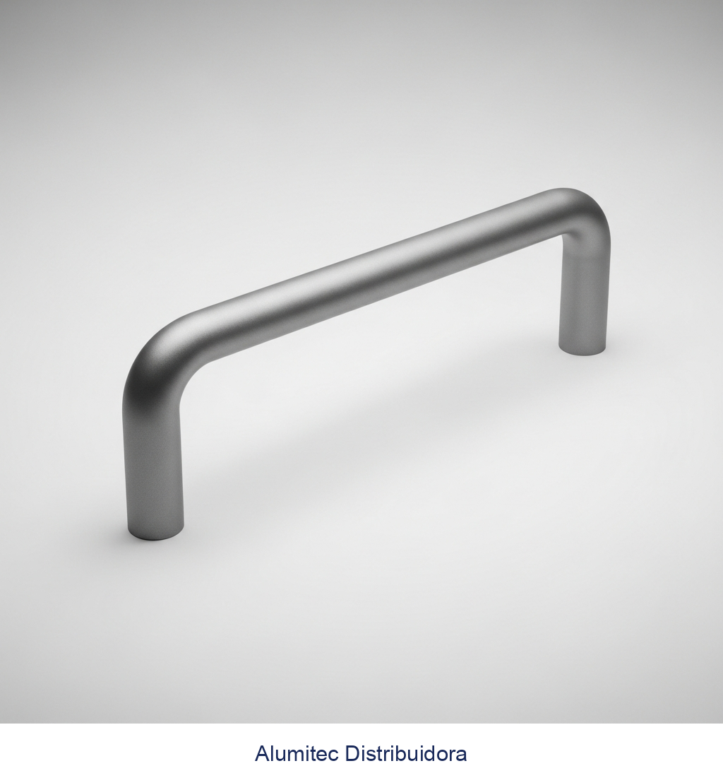 PAL28 NTF - PUXADOR H TUBULAR 50cm (30cm entre furos)