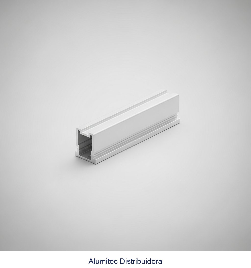 GUIA ROLETE DE ALUMNIO SIMPLES BRANCO