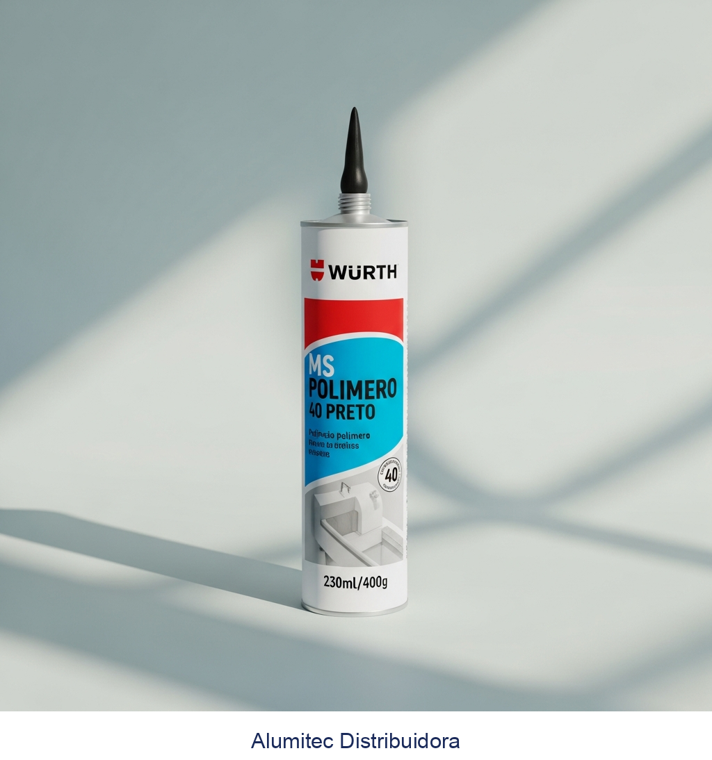 MS POLIMERO 40 PRETO 230ML/400G WURTH