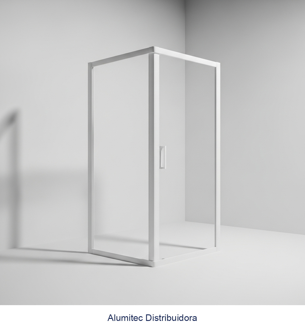 KIT BOX QUADRADO SOB MEDIDA BRANCO (ALTURA PADRÃO)